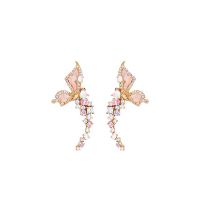 Bella Pair Earring - Light Pink