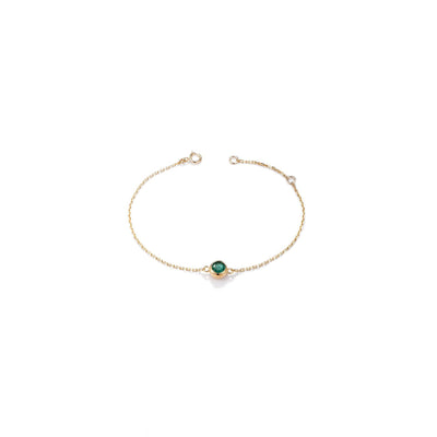 Birth Stone Emerald Bracelet | Angela Jewellery Australia