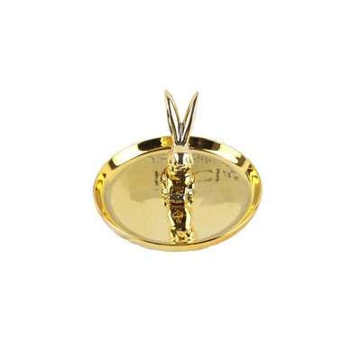 Bonnie Design Ceramic Storage Tray -Gold | Angela Jewellery Australia