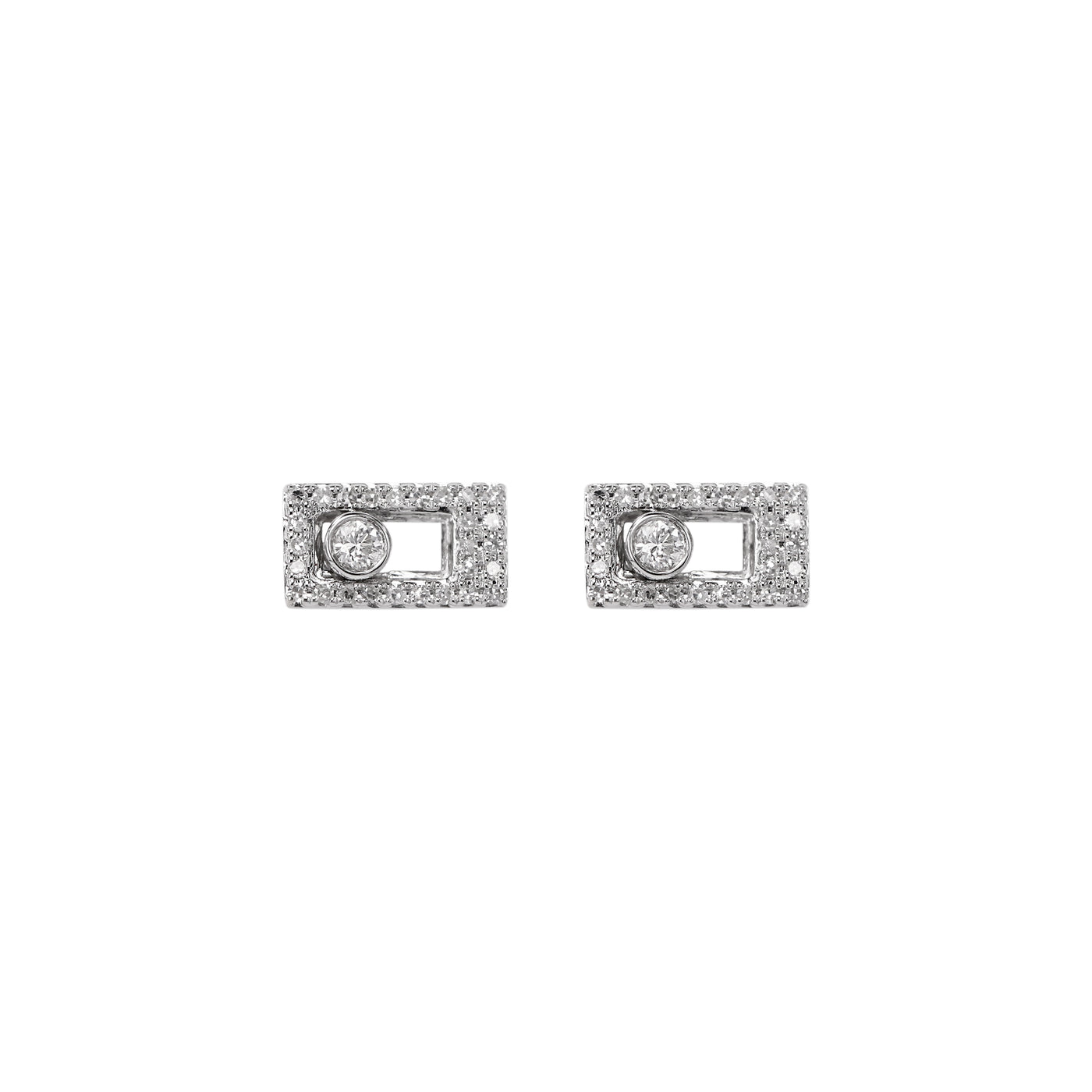 Carre Diamond Earring | Angela Jewellery Australia