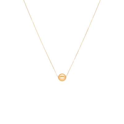 Noble Pearl Necklace-Gold