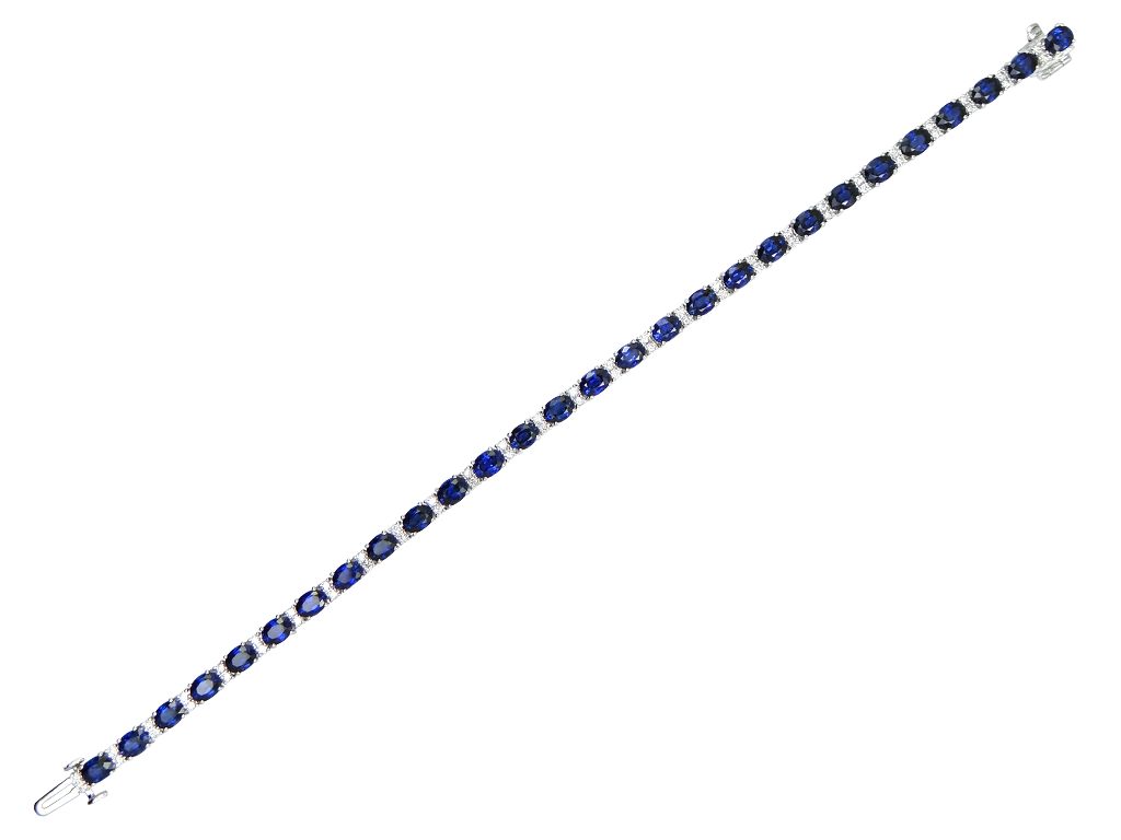 My Colour Tennis Bracelet   - Sapphire