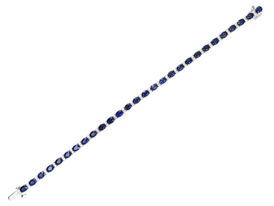 My Colour Tennis Bracelet   - Sapphire