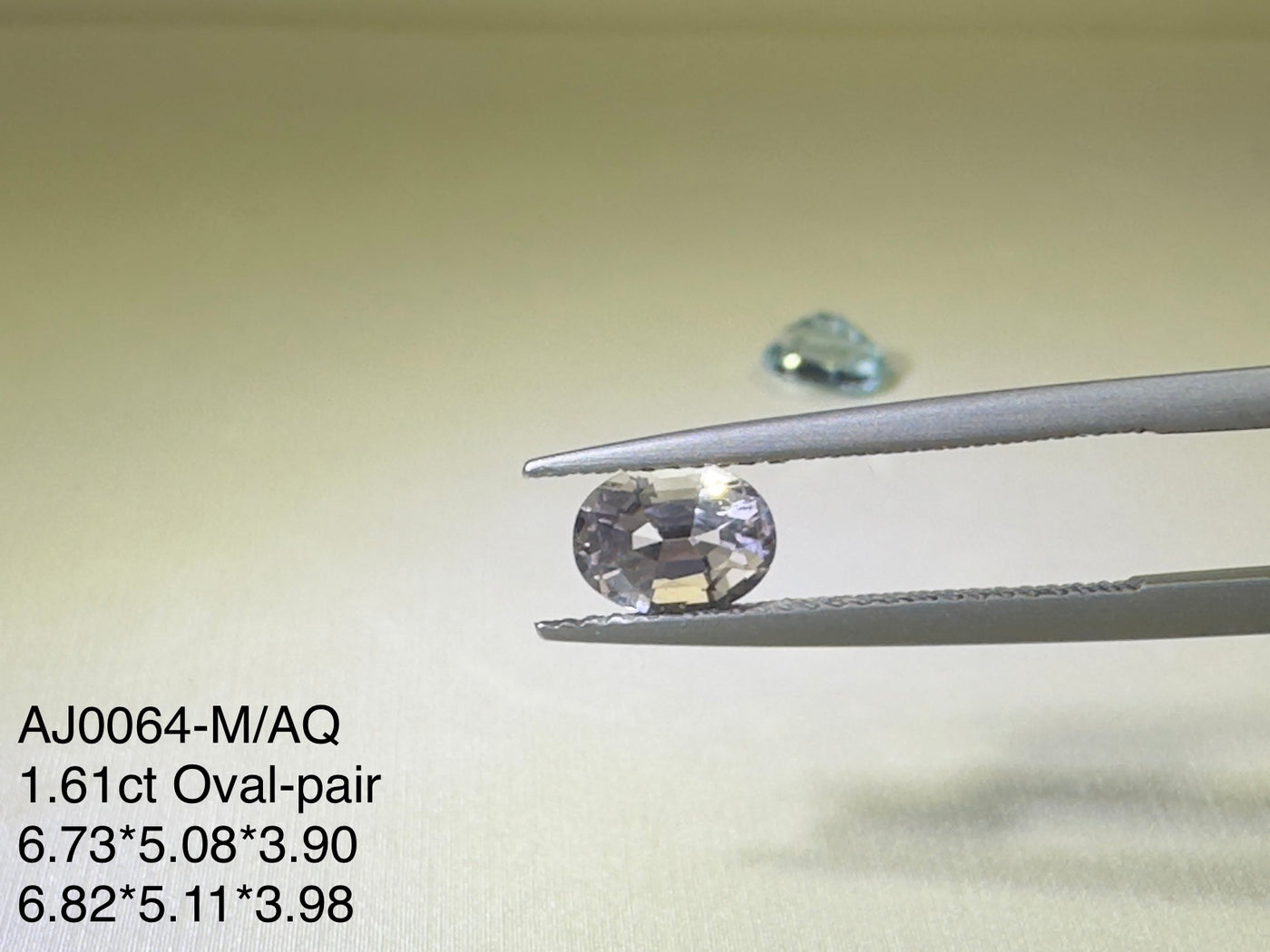 1.61ct Morganite/Aquamarine-Pair