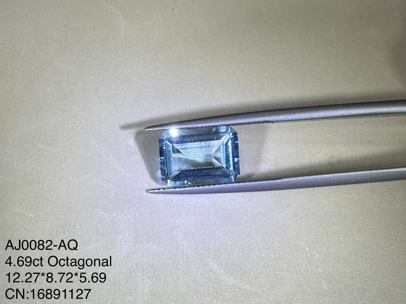 4.69ct Aquamarine