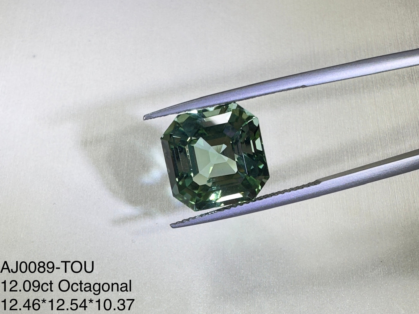 12.09ct Green Tourmaline