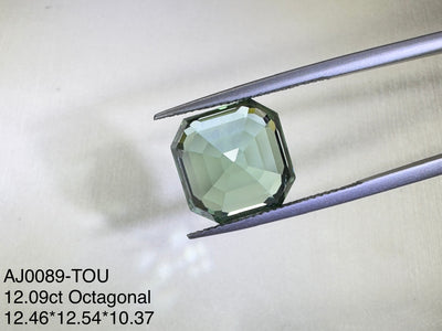 12.09ct Green Tourmaline