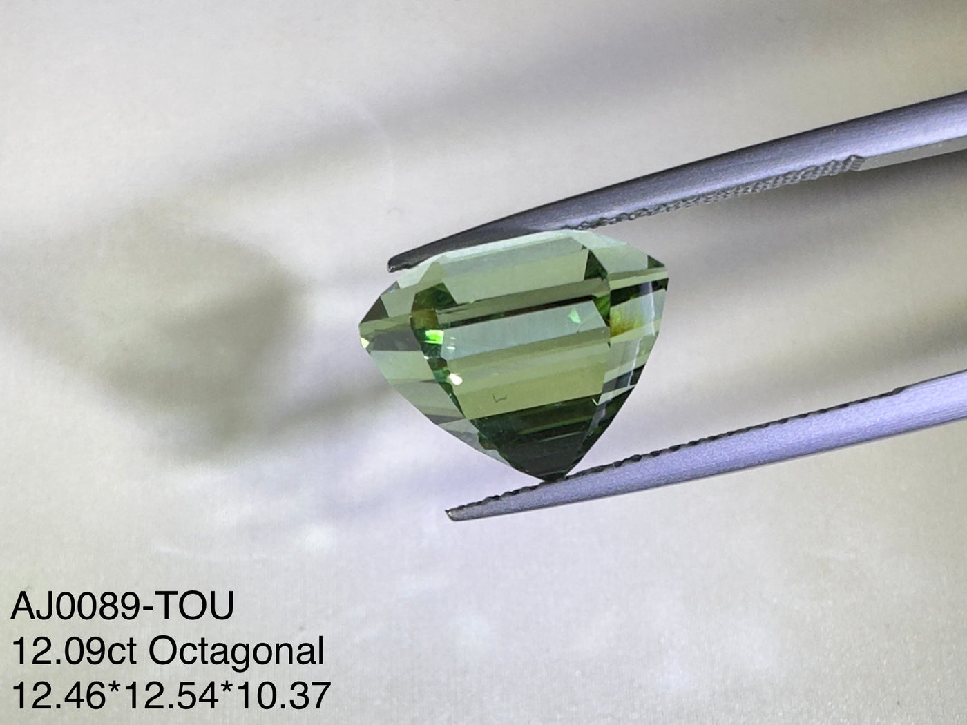 12.09ct Green Tourmaline