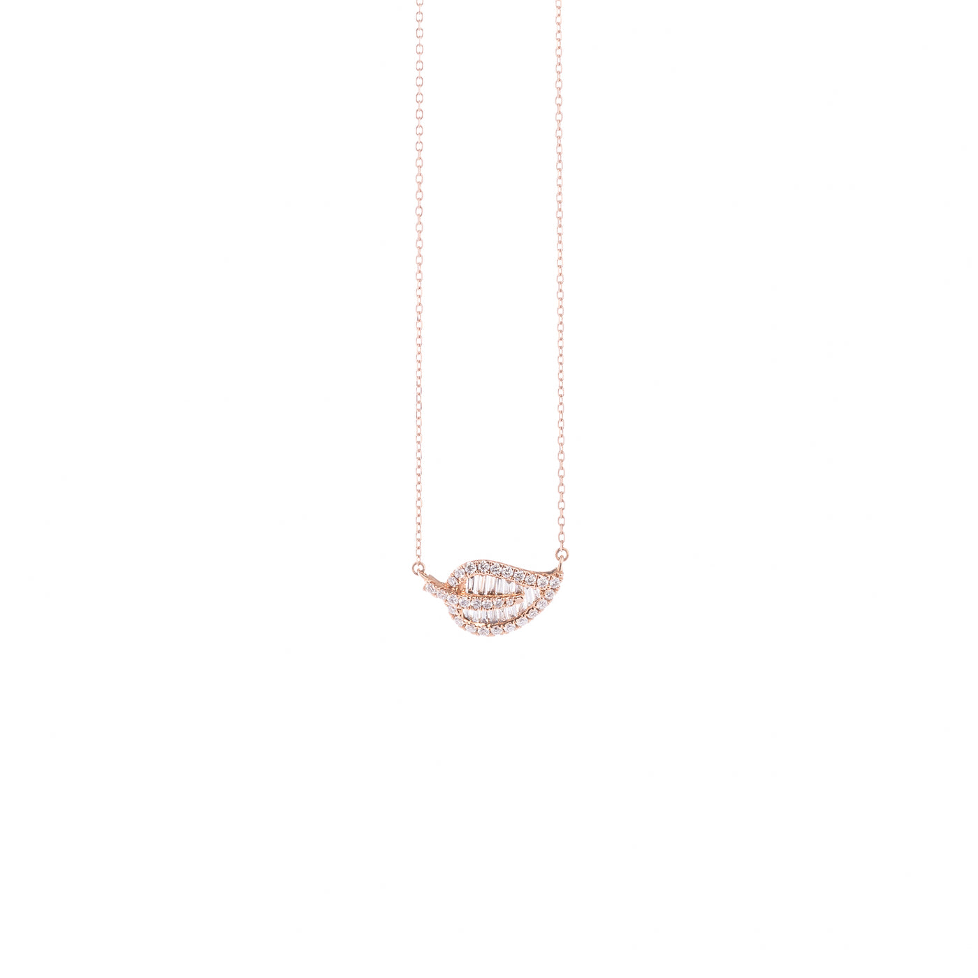 Leafy Diamond Necklace