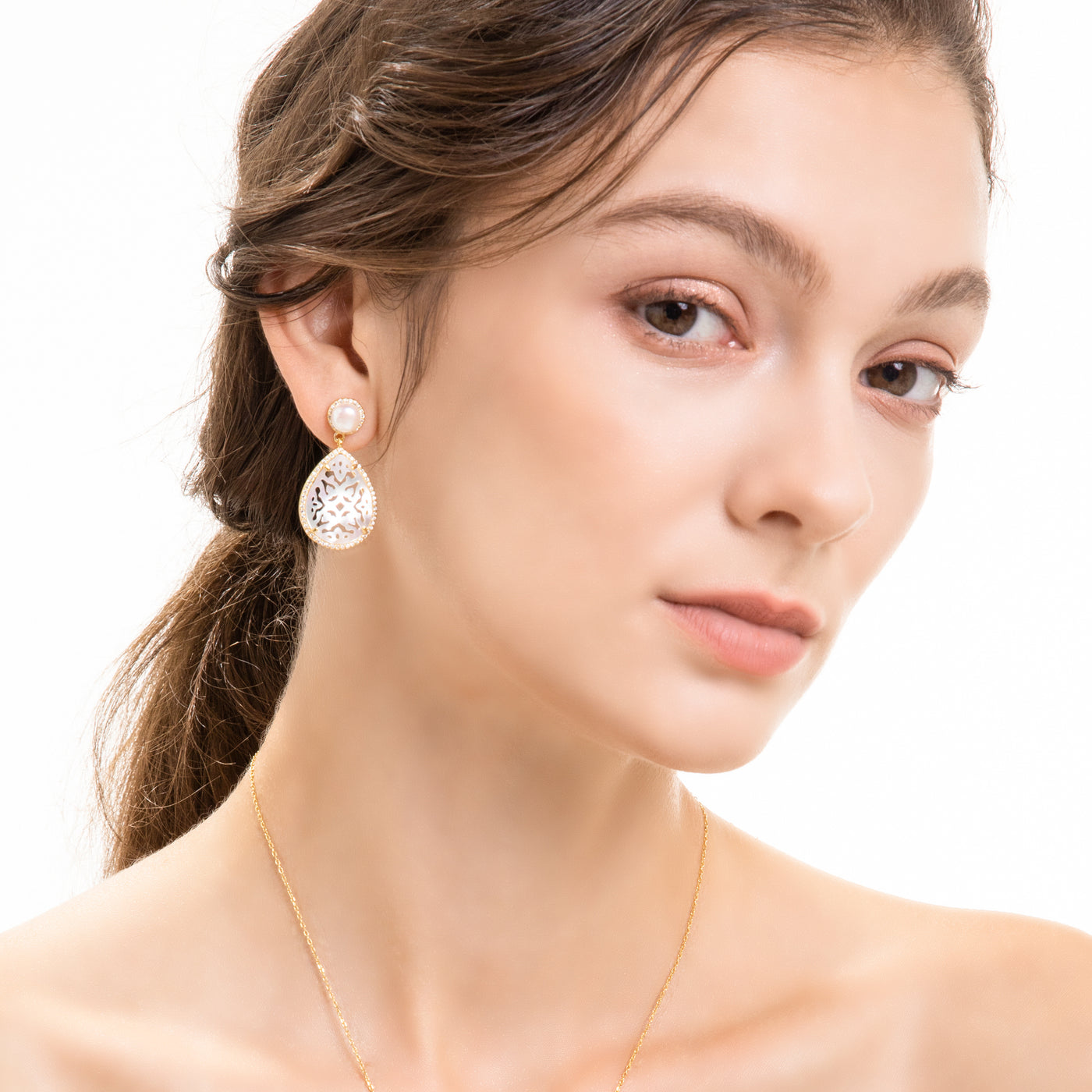 Totem Pearl Earring