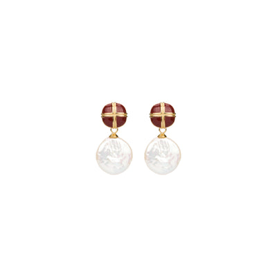 GLAZEL PEARL EARRING