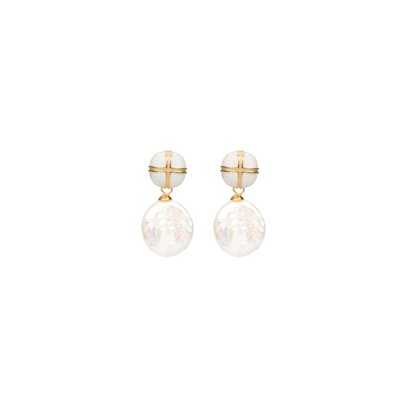 GLAZEL PEARL EARRING