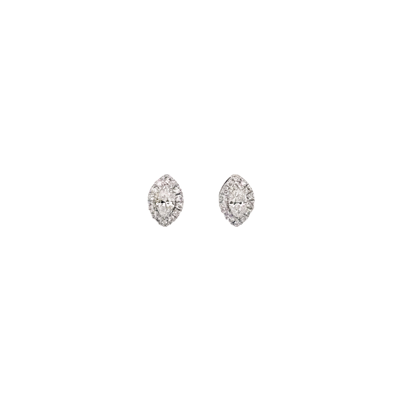 Marquise Cut Diamond Earring