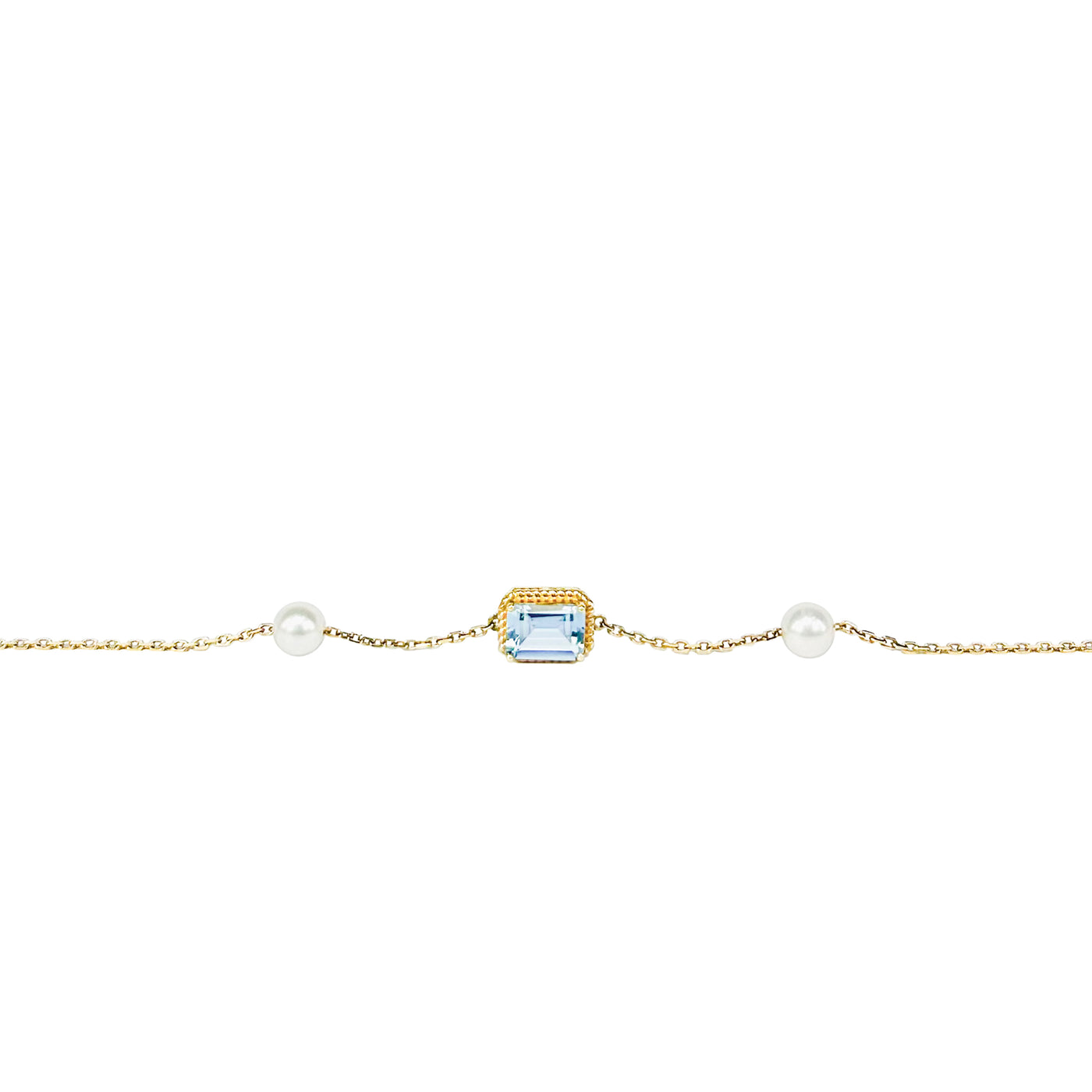 Akoya Aquamarine Bracelet