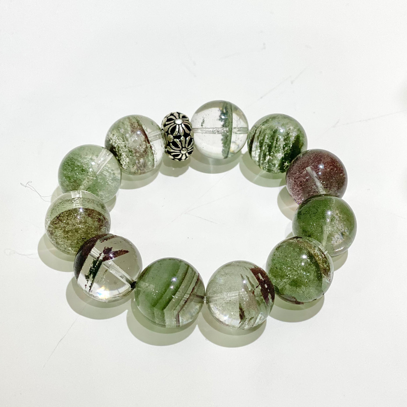 Green Phantom Quartz Bracelet