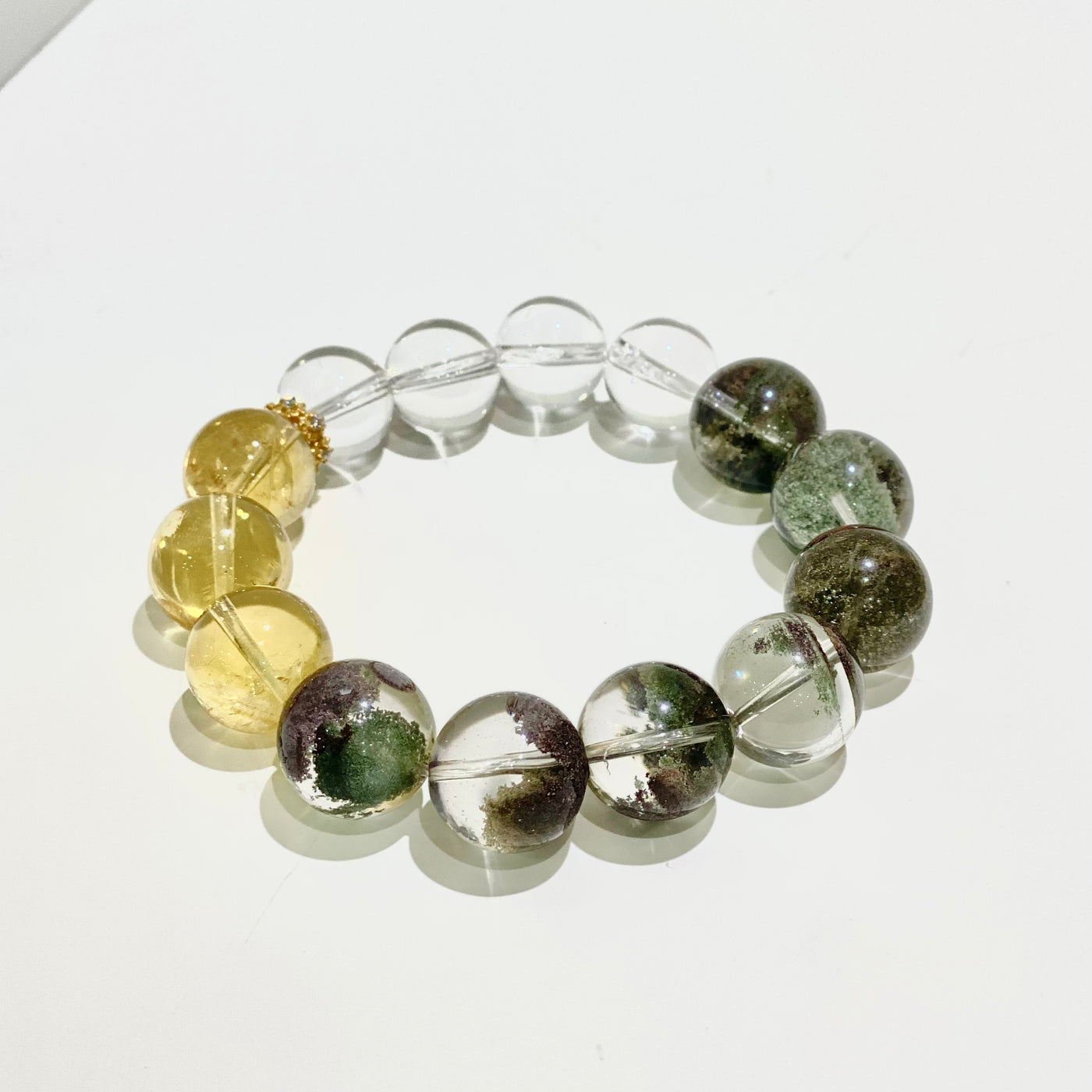 Emerald Mirage Crystal Bracelet