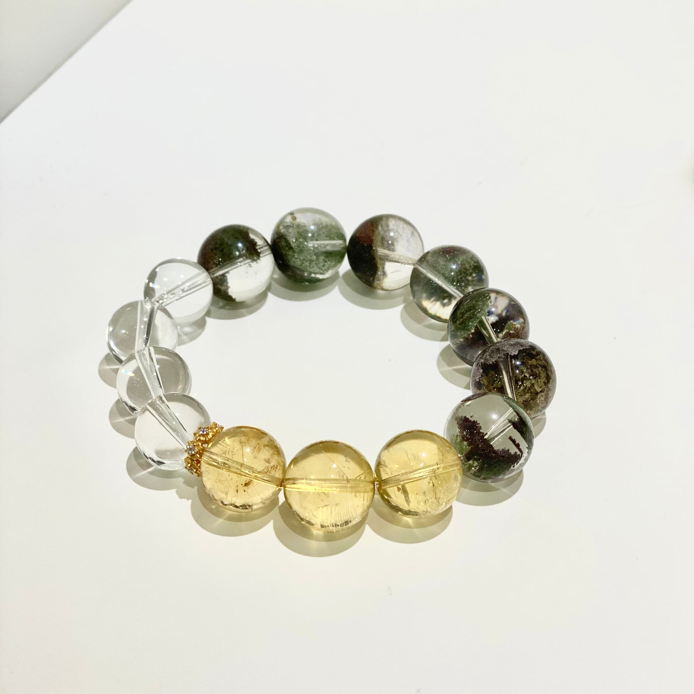Emerald Mirage Crystal Bracelet