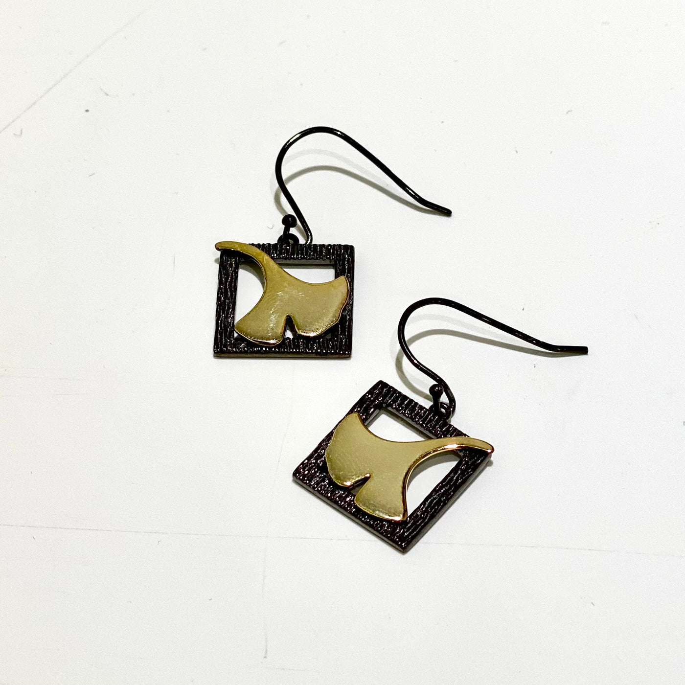 Ginkgo Biloba Hook Earring