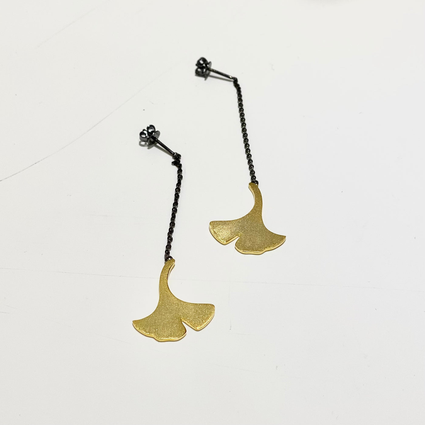 Ginkgo Biloba Drop Earring