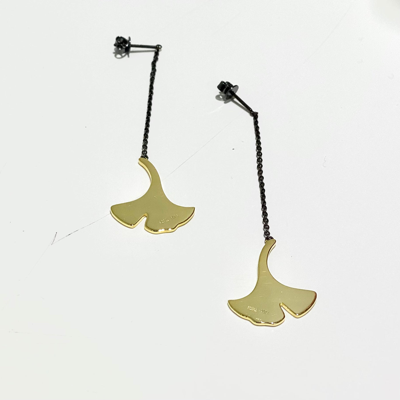 Ginkgo Biloba Drop Earring