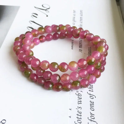 Watermelon Tourmaline Bracelet