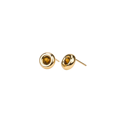 Tiger Eye Earring Full Moon