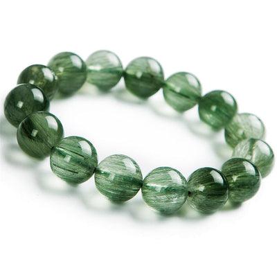 Green Rutilated Quartz Bracelet