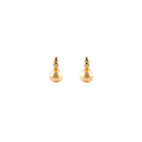 Gabrielle Pearl Earring-Gold