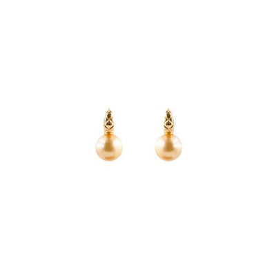 Gabrielle Pearl Earring-Gold