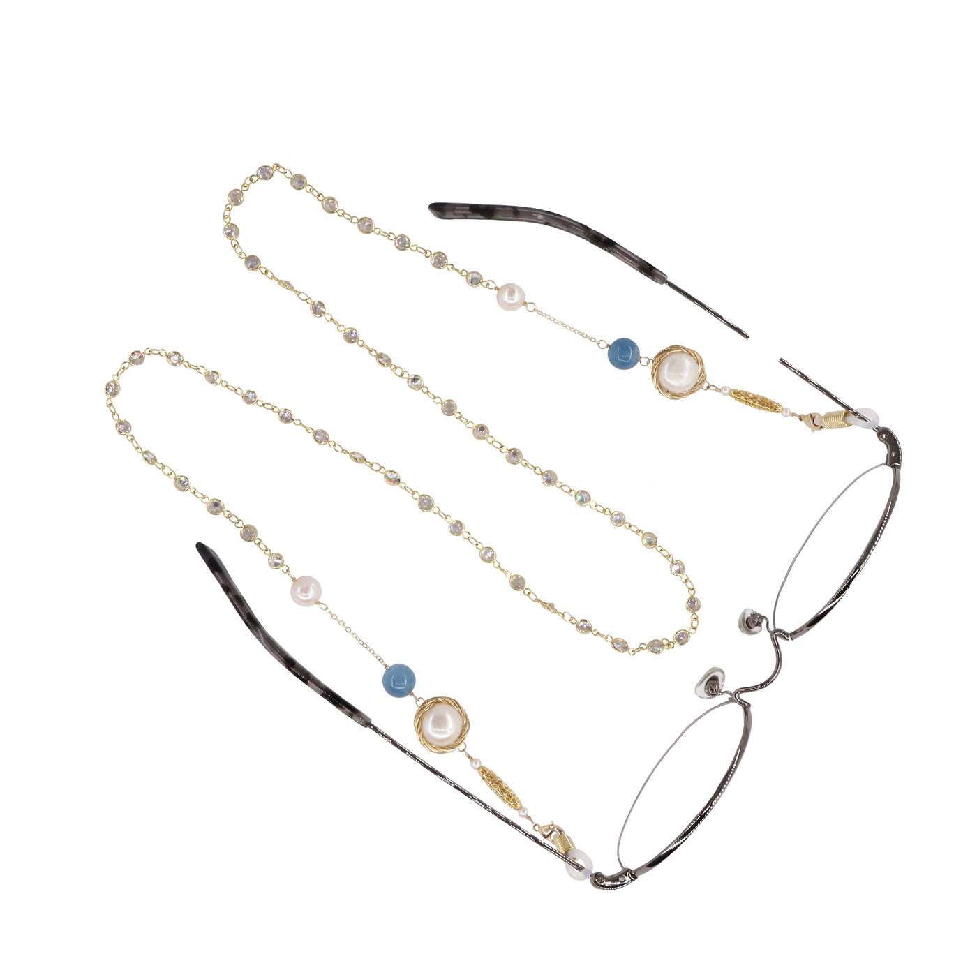 Orla Eyewear Chain - Blue | Angela Jewellery Australia