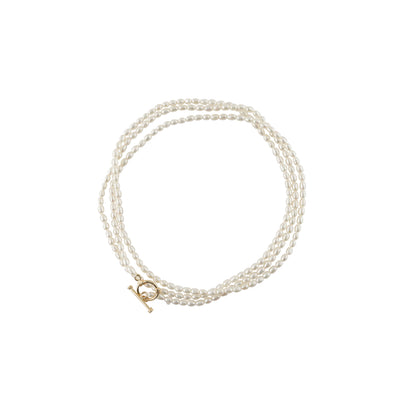 Arian Mini Pearl Long Necklace | Angela Jewellery Australia