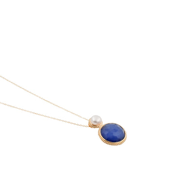 Azure Galaxy Pearl Necklace | Angela Jewellery Australia