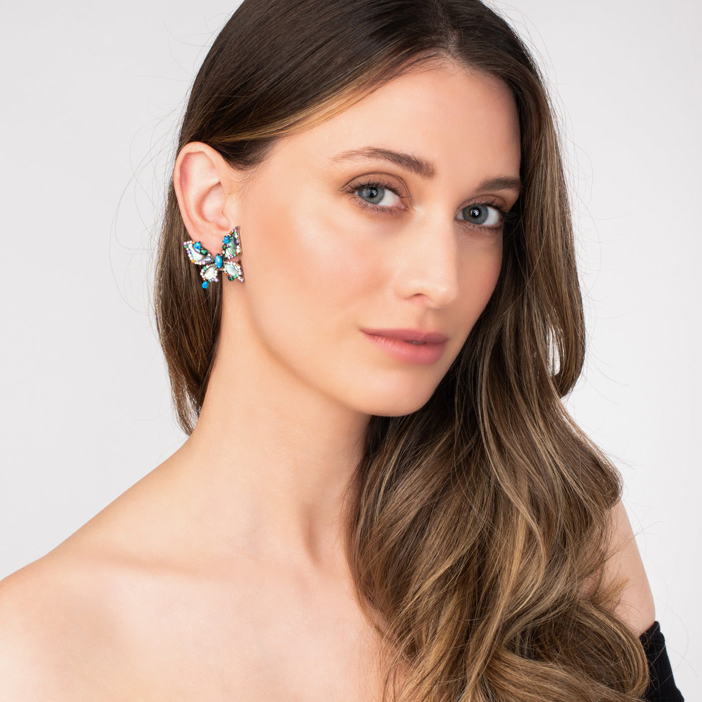 Bella Earring Blue | Angela Jewellery Australia