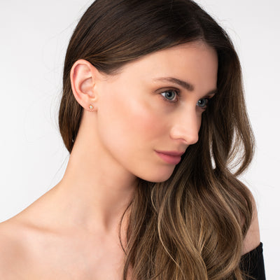 Birth Stone Diamond Earring | Angela Jewellery Australia