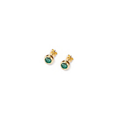 Birth Stone Emerald Earring | Angela Jewellery Australia