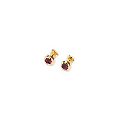 Birth Stone Garnet Earring | Angela Jewellery Australia