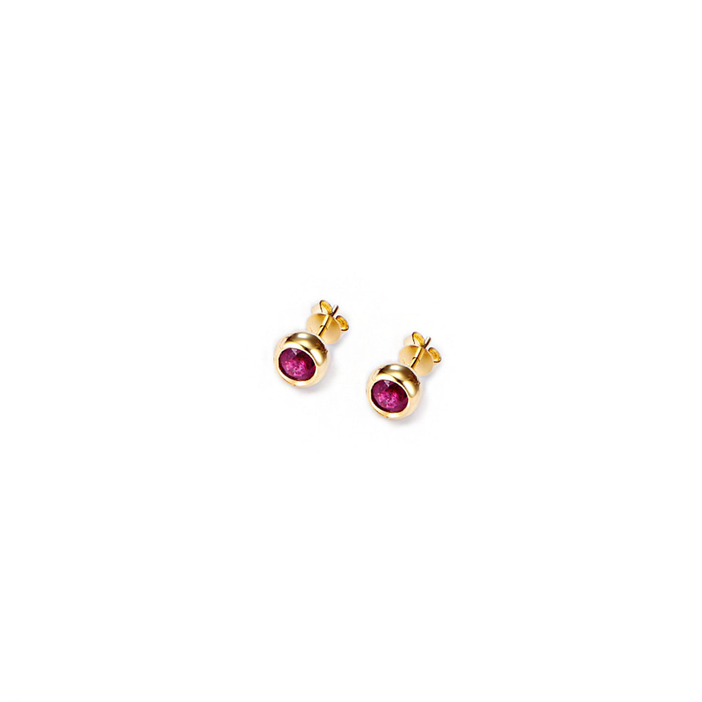 Birth Stone Ruby Earring | Angela Jewellery Australia