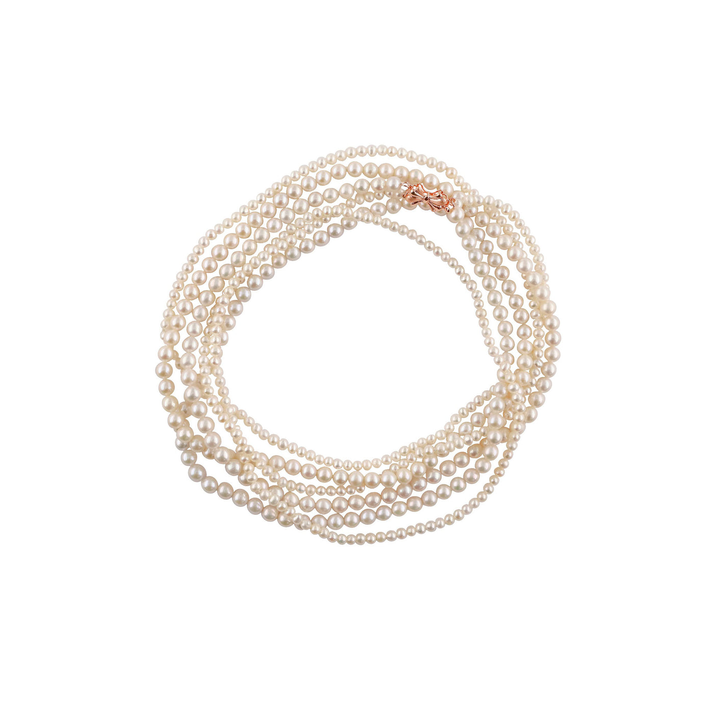 Bow Pearl Sweater Necklace | Angela Jewellery Australia