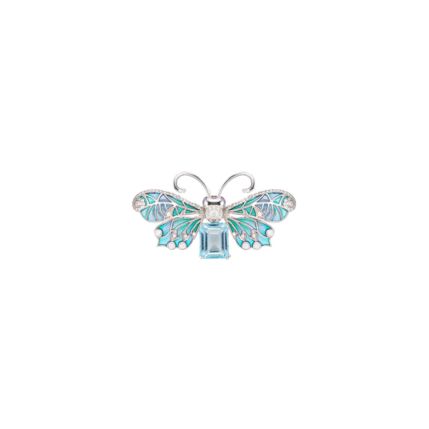 Butterfly Topaz Brooch | Angela Jewellery Australia