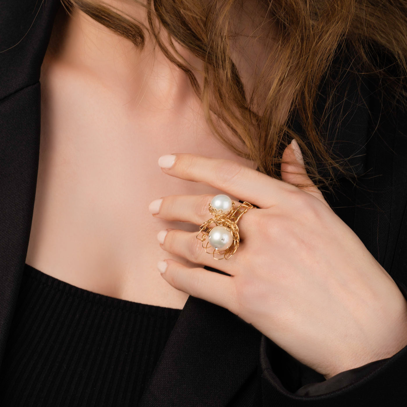 Carie Pearl Ring | Angela Jewellery Australia