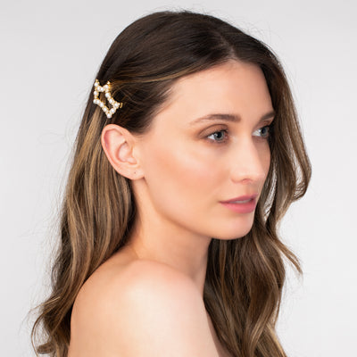 Crown Pearl Hair Clip | Angela Jewellery Australia