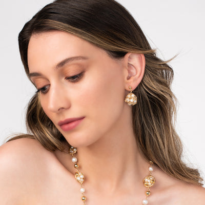 Den Pearl Earring | Angela Jewellery Australia