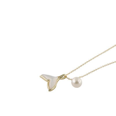 Dolphin Pearl Necklace | Angela Jewellery Australia