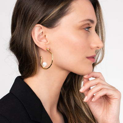 Elly Pearl Earring | Angela Jewellery Australia