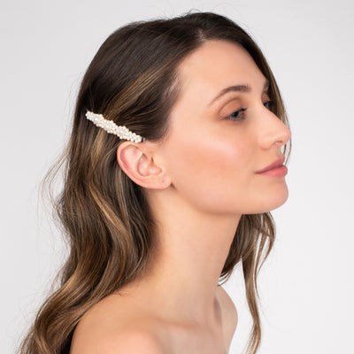 Floral Pearl Hair Clip | Angela Jewellery Australia