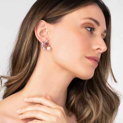 Flutter Pearl Earring | Angela Jewellery Australia