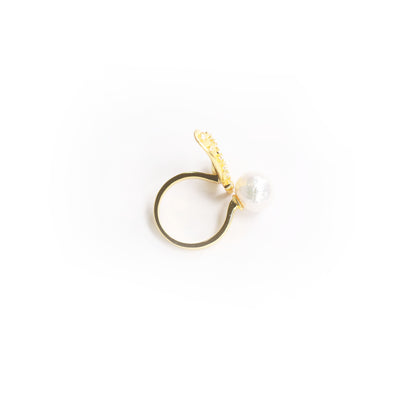 Fly Pearl Ring | Angela Jewellery Australia