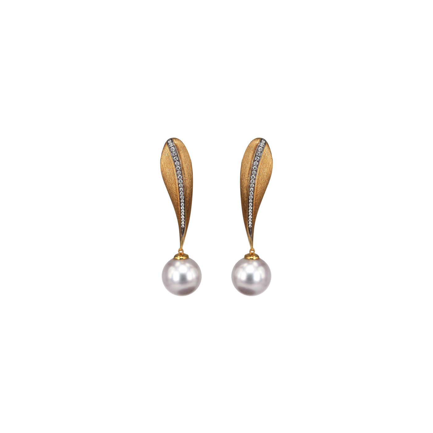 Folium Pearl Earring | Angela Jewellery Australia