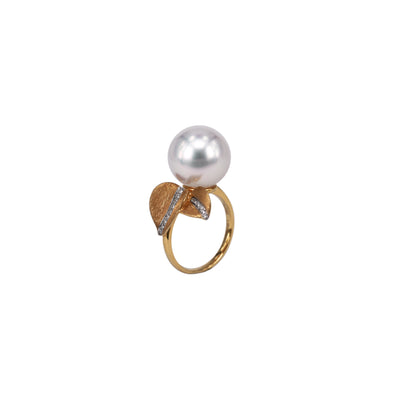 Folium Pearl Ring | Angela Jewellery Australia