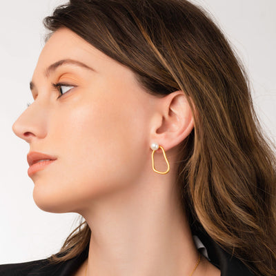 Ingrid Pearl Earring | Angela Jewellery Australia